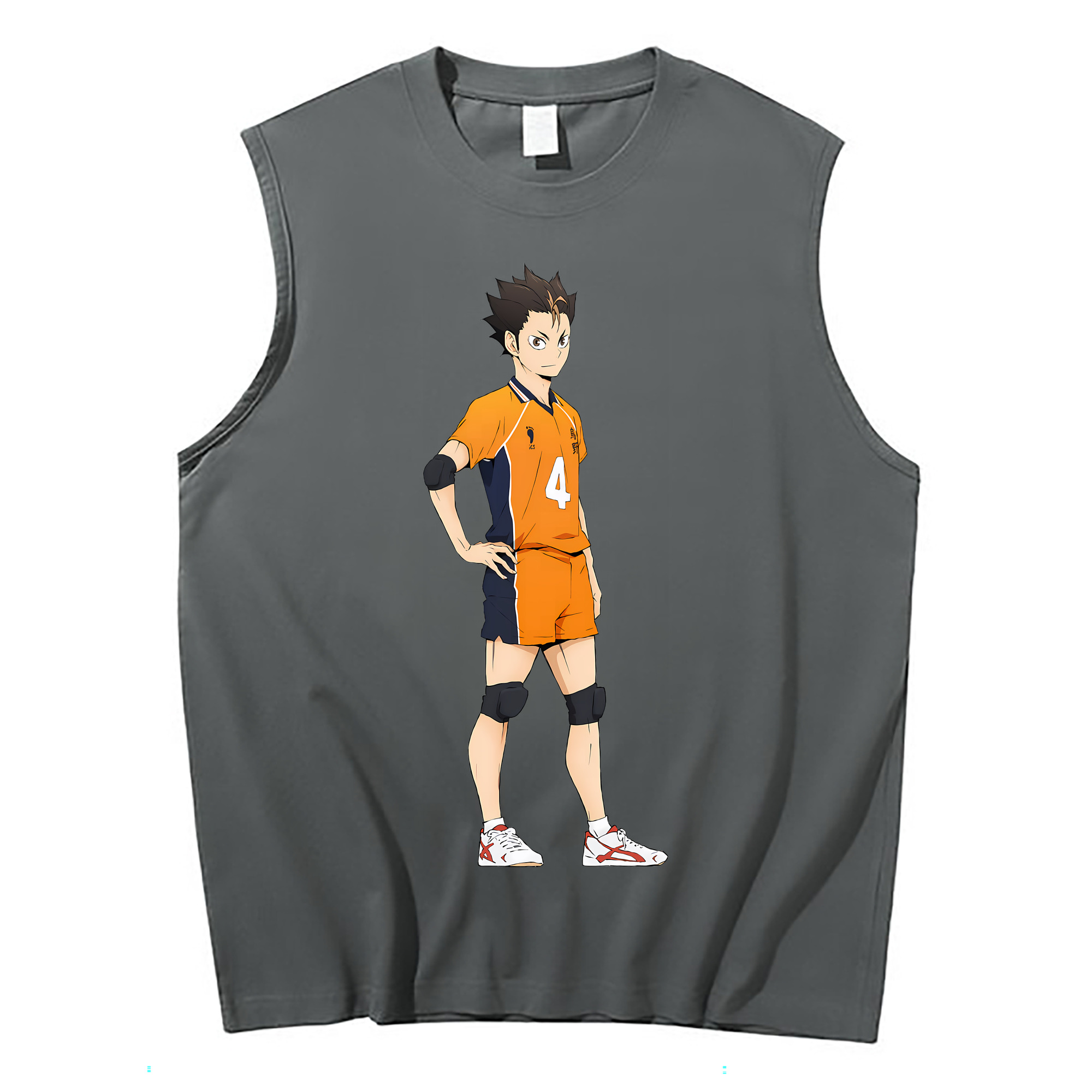 （画像用） ハイキュー!! Haikyu!! コットン100％タンクトップ（フロントプリント）